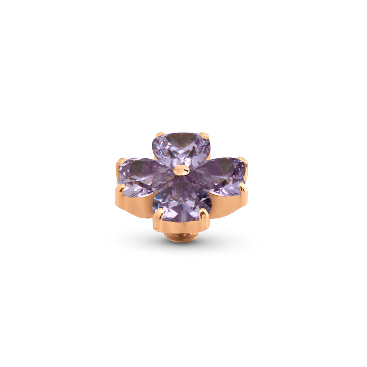 Melano Twisted Heart Clover Steentje