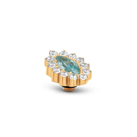 Melano Twisted Stellar Marquise Stein