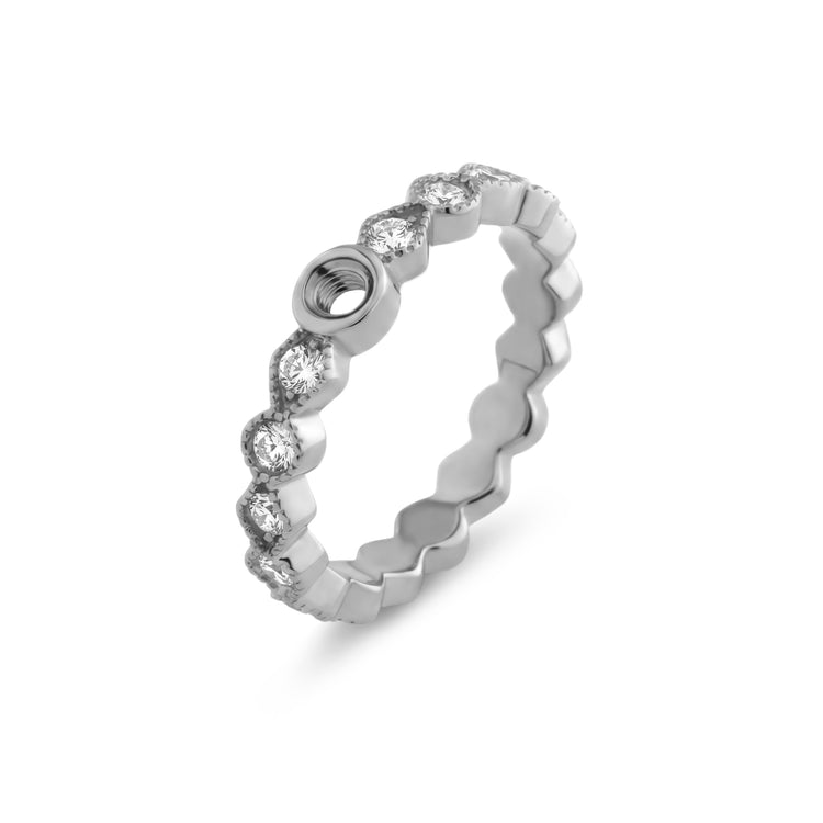 Melano Twisted Tanea CZ Ring
