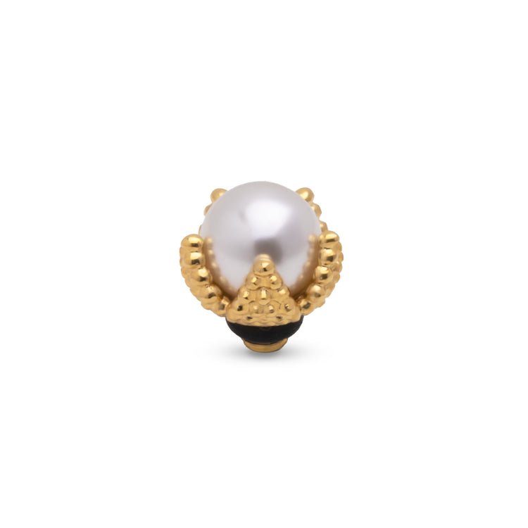 Melano Twisted Starlight Pearl Steentje