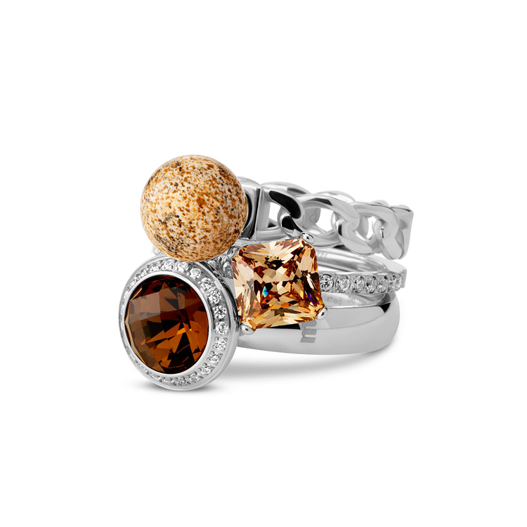Melano Twisted Autumn Walk Ringen Set