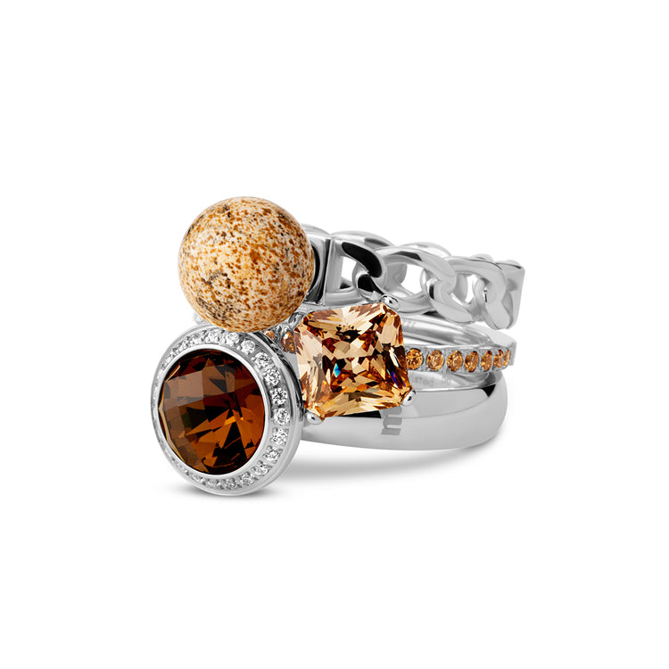 Melano Twisted Autumn Walk Ringen Set