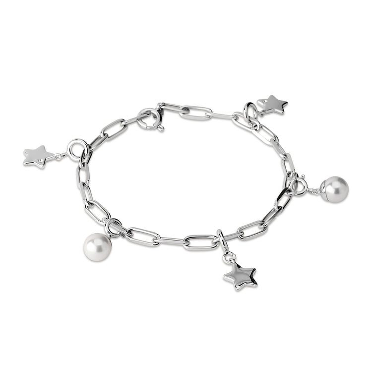 Melano Ornaments Christmas Charms Armbandset Silber