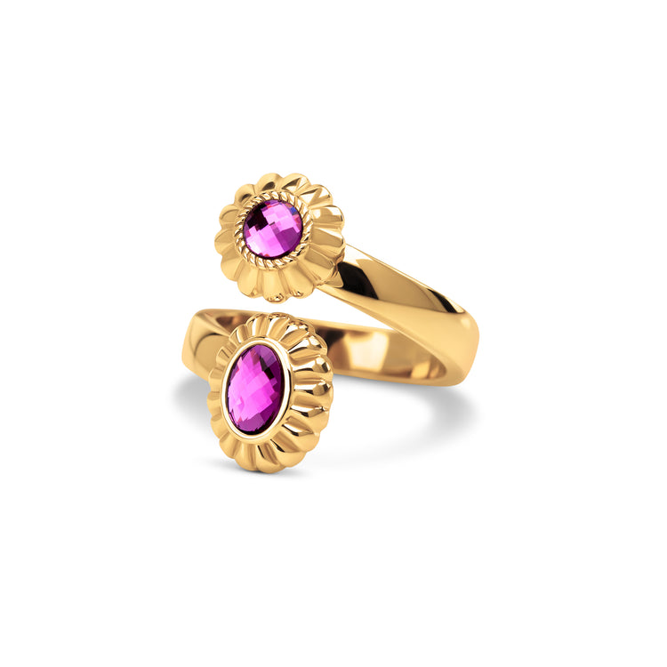 Melano Vivid Buzzing Butterfly Ring Set