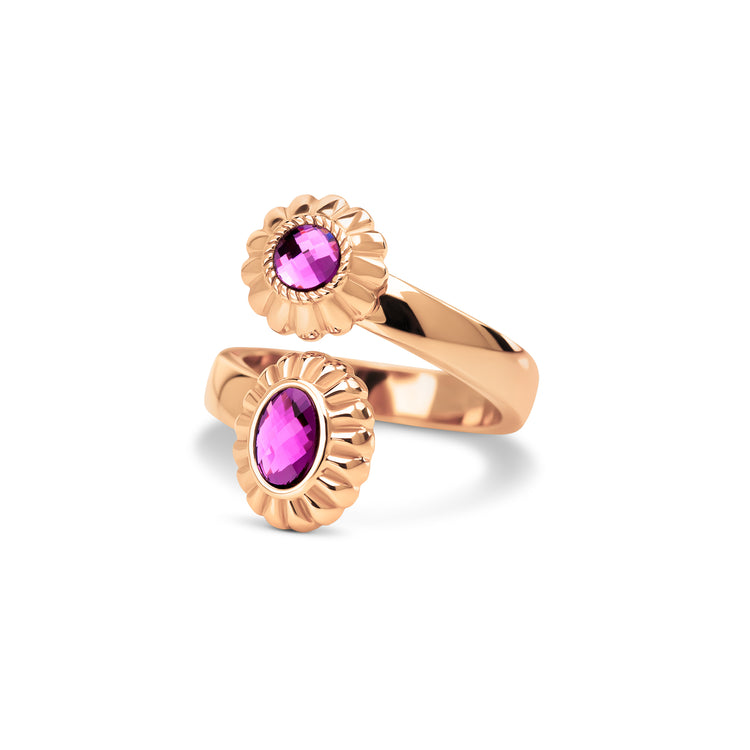 Melano Vivid Buzzing Butterfly Ring Set