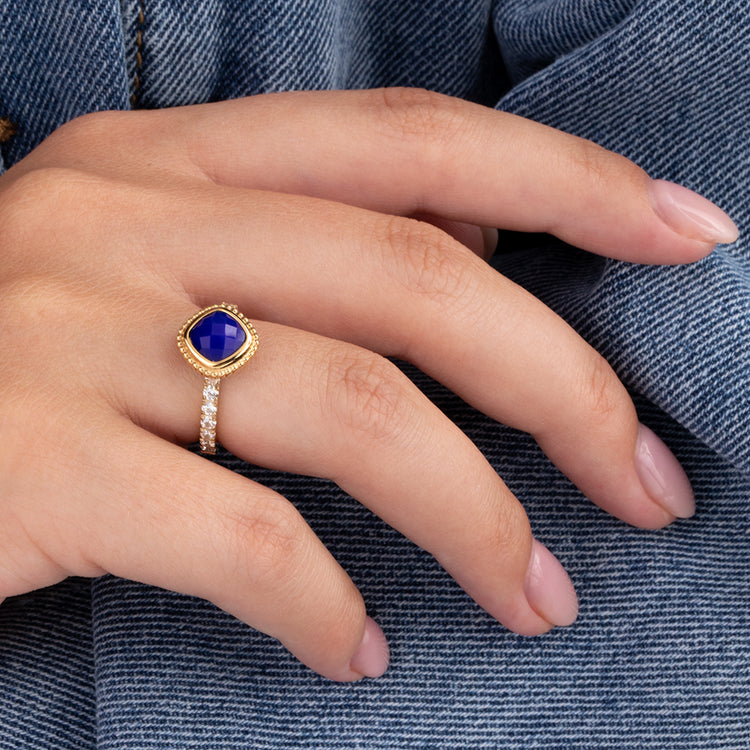 Melano Vivid Bali CZ Square Stein