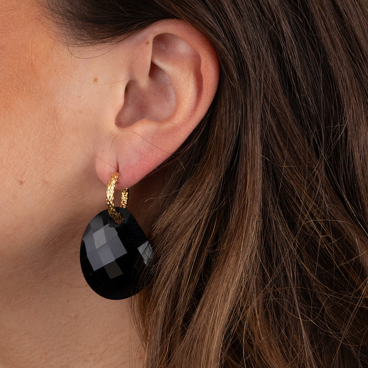 Melano Kosmic Shaped Facet Ohrringanhänger