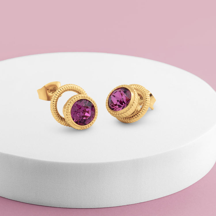 Melano Twisted Rosy Romance Oorbellen Set