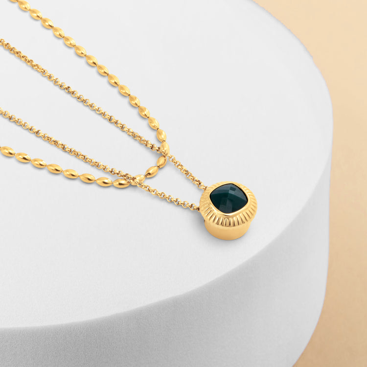 Melano Vivid Teal Affair Ketting Set