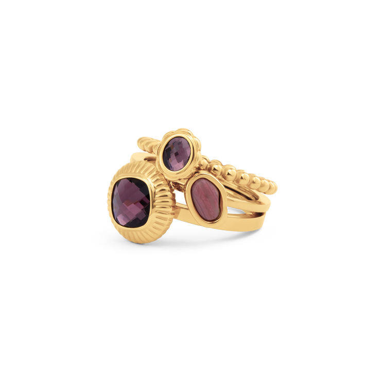 Melano Vivid & Twisted Winter Bloom Ringen Set