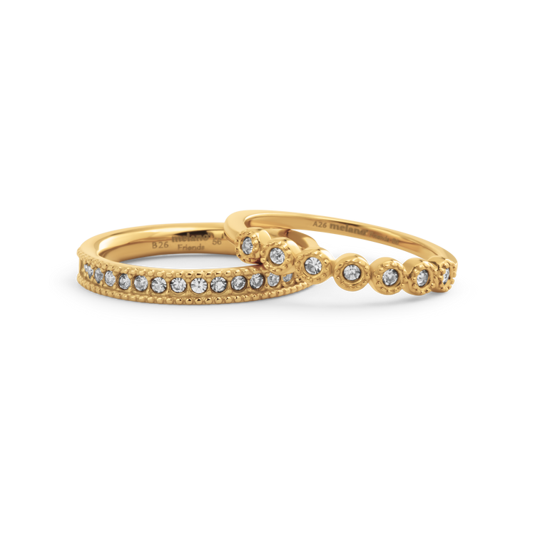 Melano Friends Paris Lights Ringe-Set