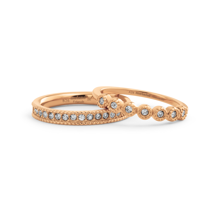 Melano Friends Paris Lights Ringe-Set