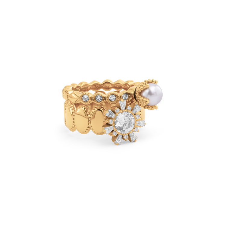 Melano Vivid & Twisted French Winter Ringen Set