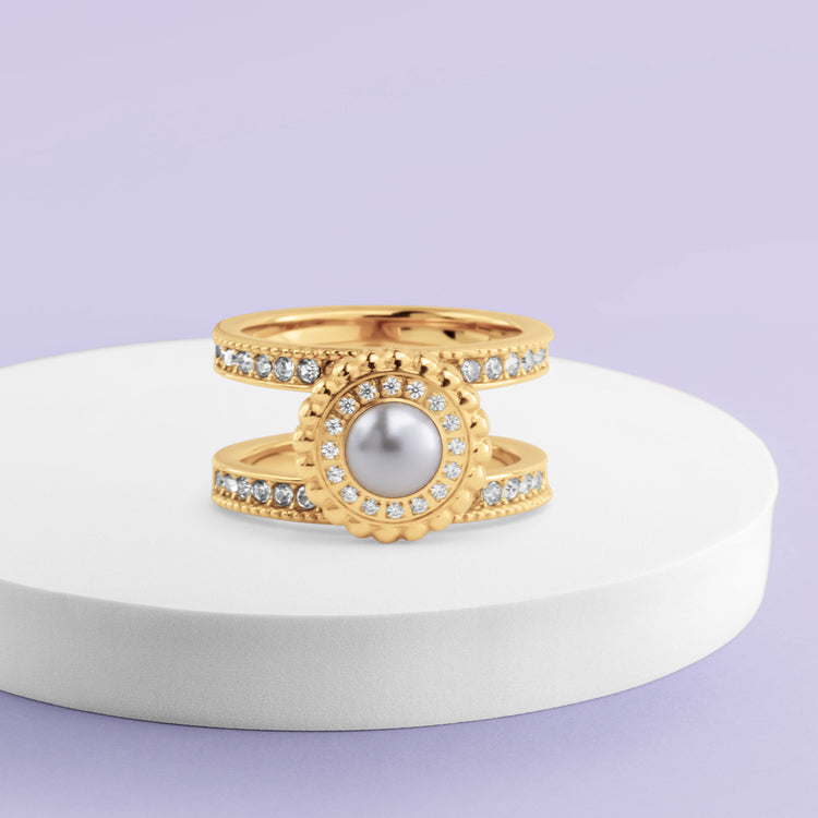 Melano Vivid French Romance Ring Set