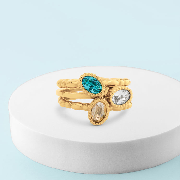 Melano Twisted Ocean Bliss Ringen Set