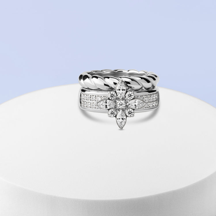 Melano Vivid & Friends Gingerbread Glam Ring Set