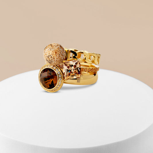 Melano Twisted Autumn Walk Ringen Set