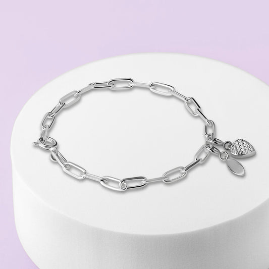 Melano Ornaments Frosty Charms Armband-Set Silber