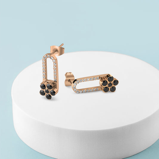 Melano Twisted Frosty Stars Earring Set