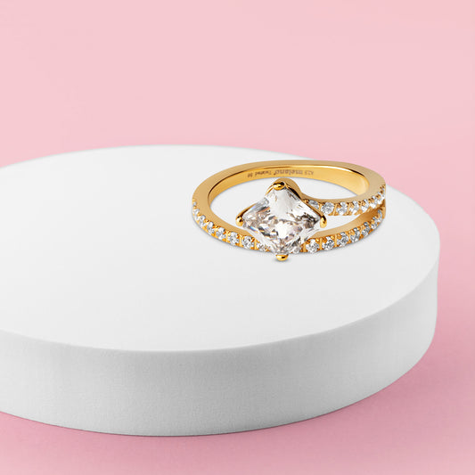 Melano Twisted Ice Queen Ring Set