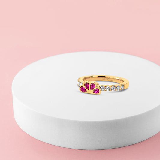 Melano Twisted Citrus Bite Ring Set