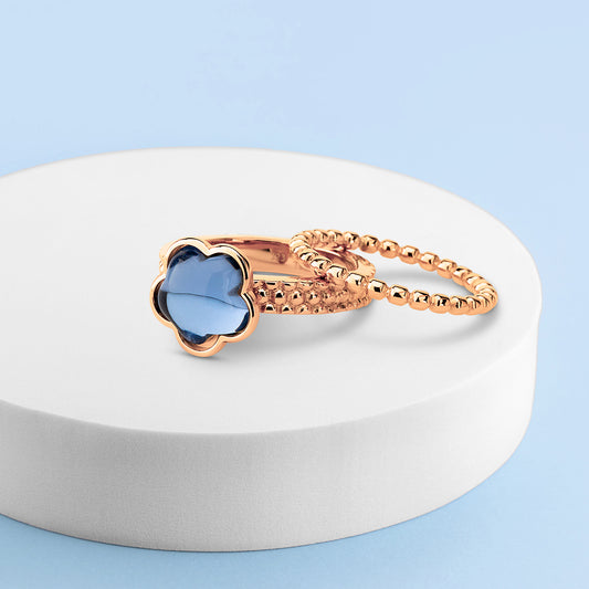 Melano Friends & Twisted Daisy Dazzle Ring Set