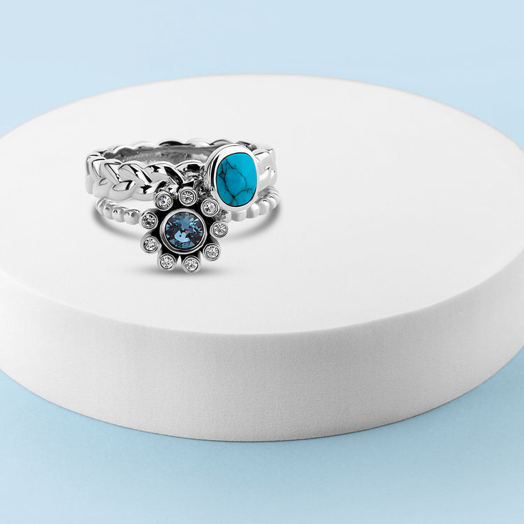 Melano Twisted Ocean Breeze Ringset