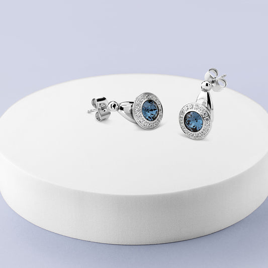 Melano Vivid Aqua Splash Earring Set