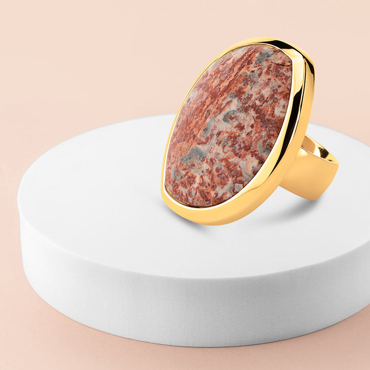 Melano Kosmic Leopard Eyes Ring Set