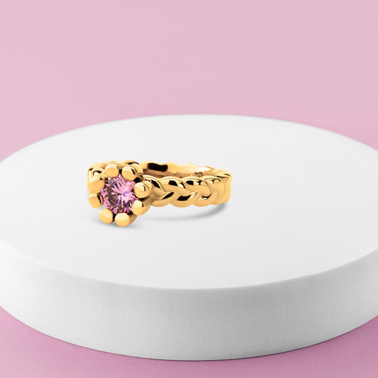 Melano Twisted Blossom Bloom Ring Set