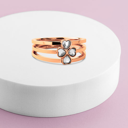 Melano Friends Lucky Clover Ringen Set