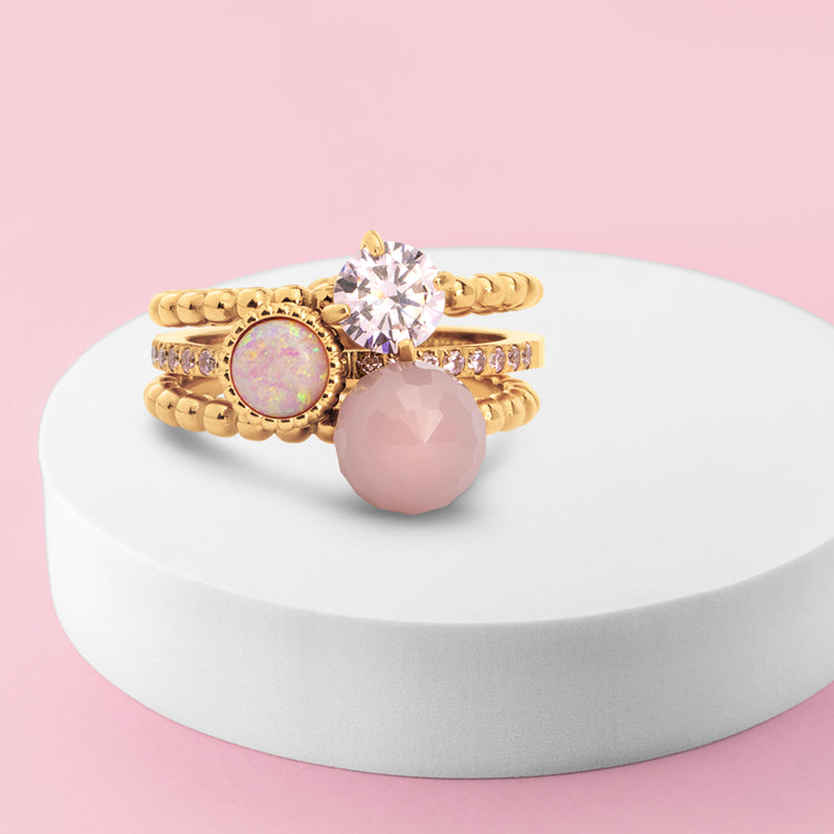 Melano Twisted Fit & Fab Ringen Set