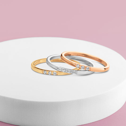 Melano Friends Pale Whisper Ringe-Set