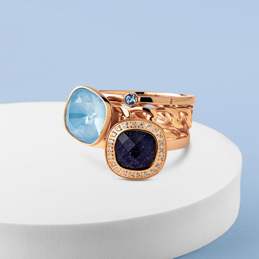 Melano Vivid & Twisted & Friends Arctic Frost Ringen Set