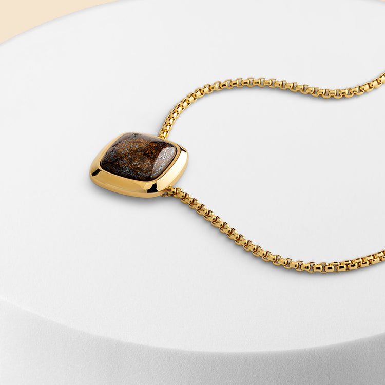 Melano Kosmic Leaf Dust Halskette Set