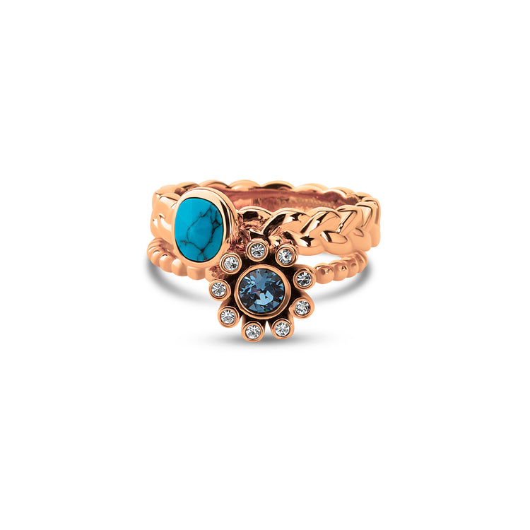 Melano Twisted Ocean Breeze Ringset