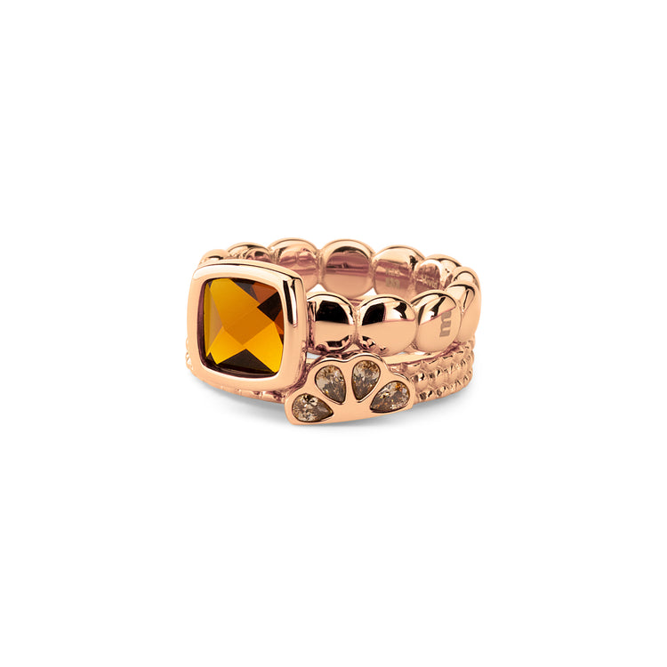 Melano Vivid & Twisted Sunny Snaps Ring-Set