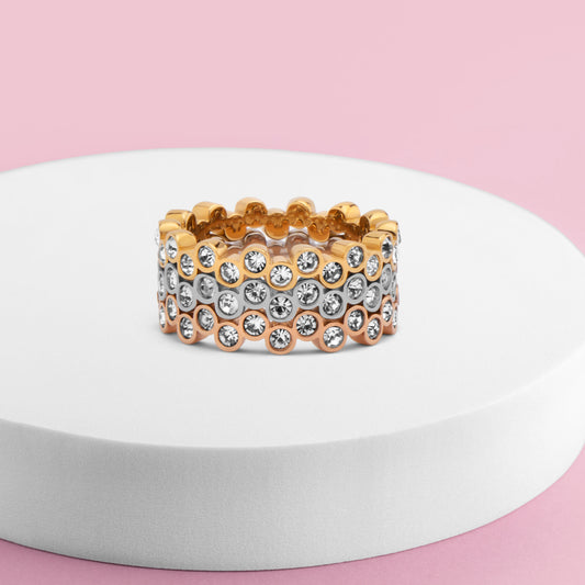 Melano Friends Palm Paradise Ringe-Set