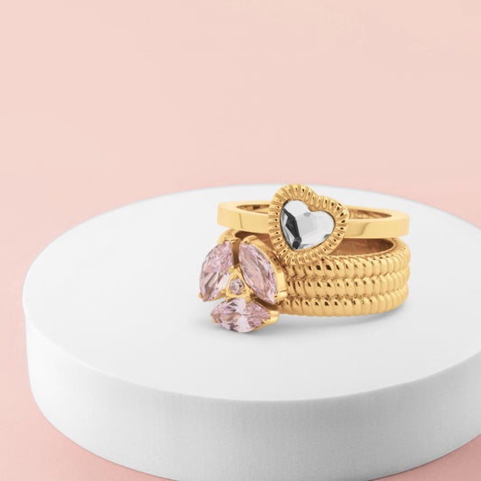Melano Vivid Disco Diva Ringe-Set