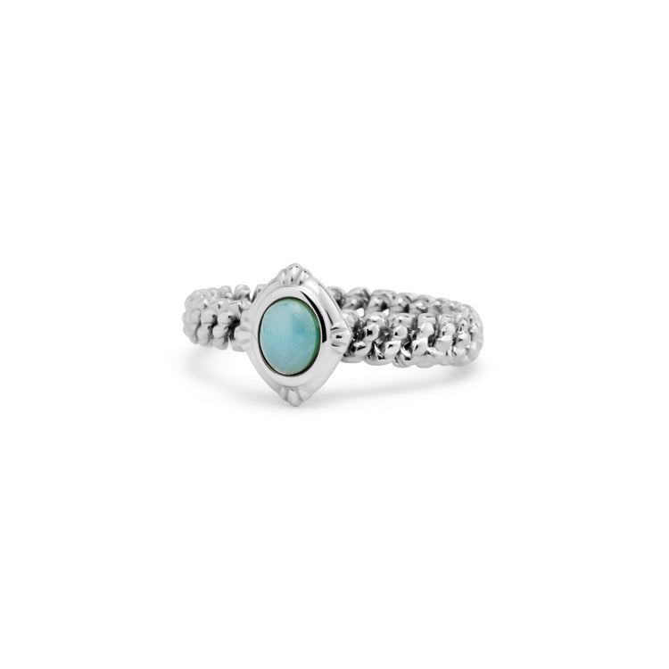 Melano Twisted Aqua Dream Ring-Set