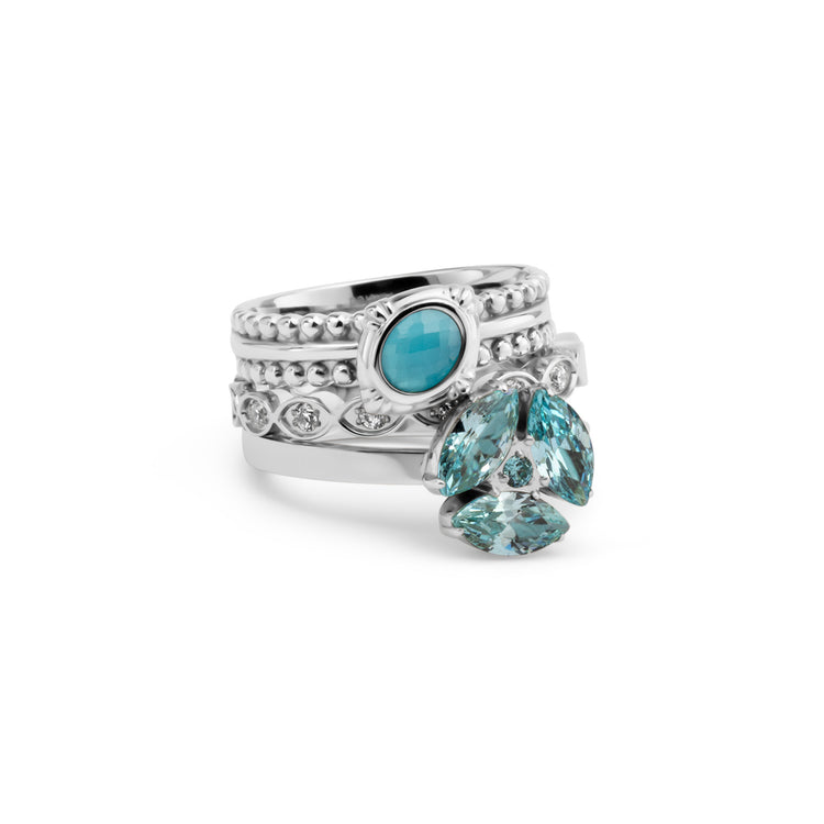 Melano Vivid & Friends & Twisted Night Glam Ringe-Set