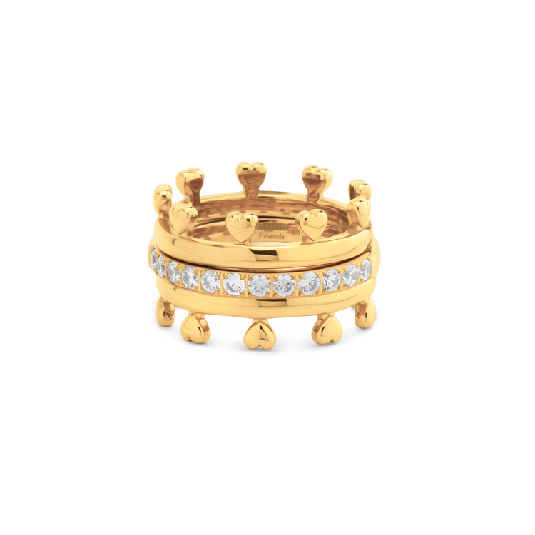 Melano Friends Royal Glam Ringen Set