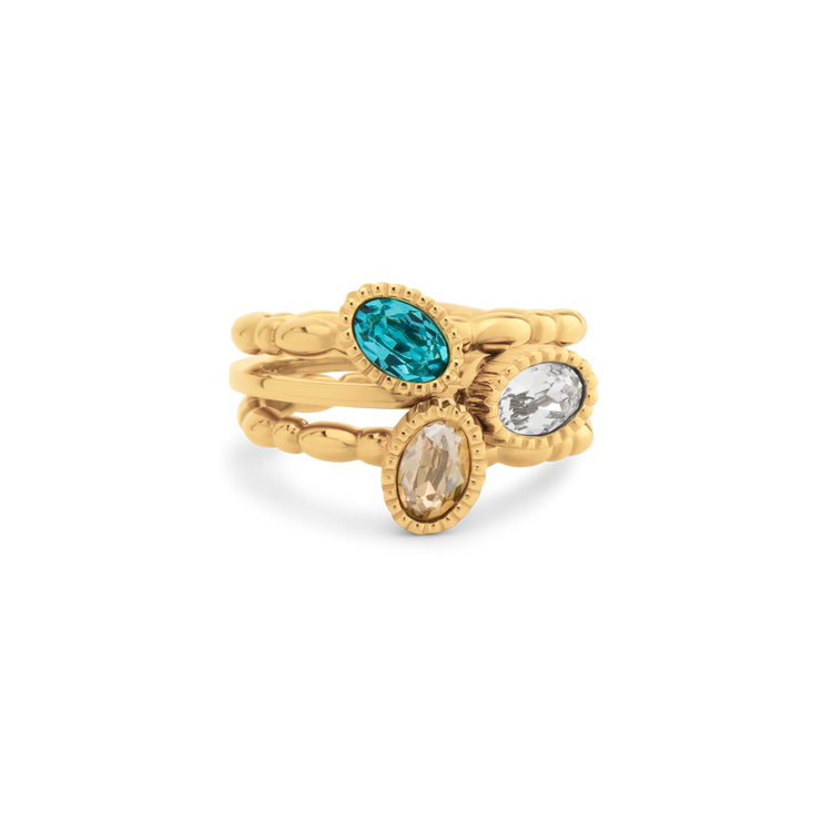 Melano Twisted Ocean Bliss Ringen Set