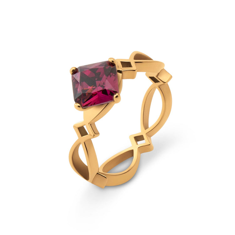 Melano Twisted Trix Ring