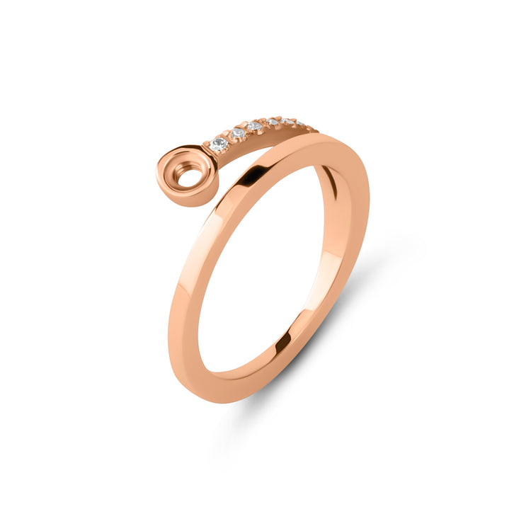 Melano Twisted Tami Ring Crystal
