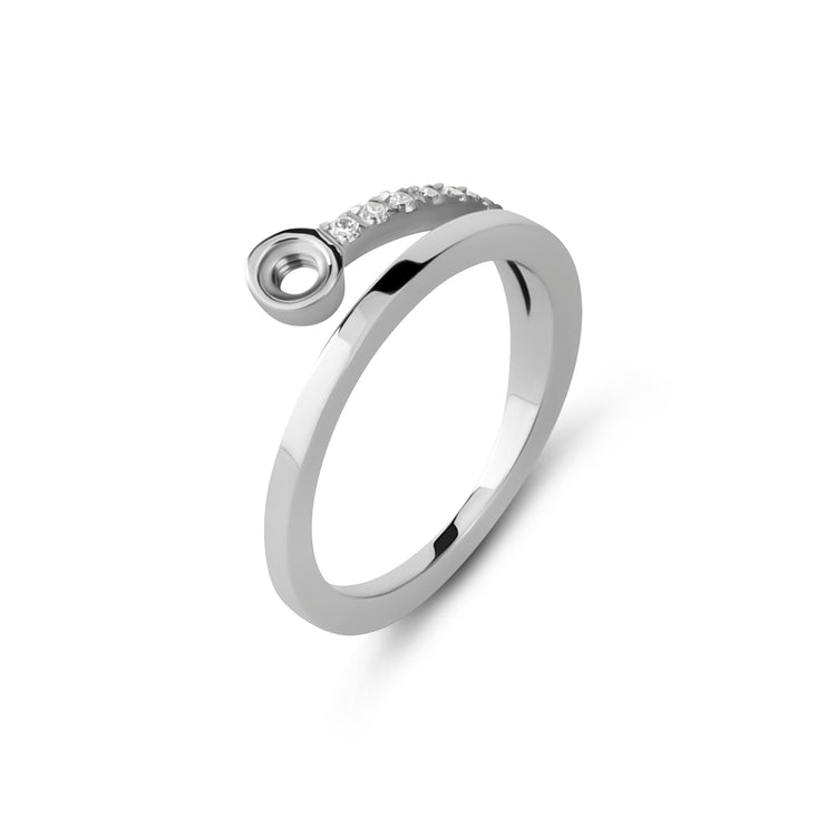 Melano Twisted Tami Ring Crystal