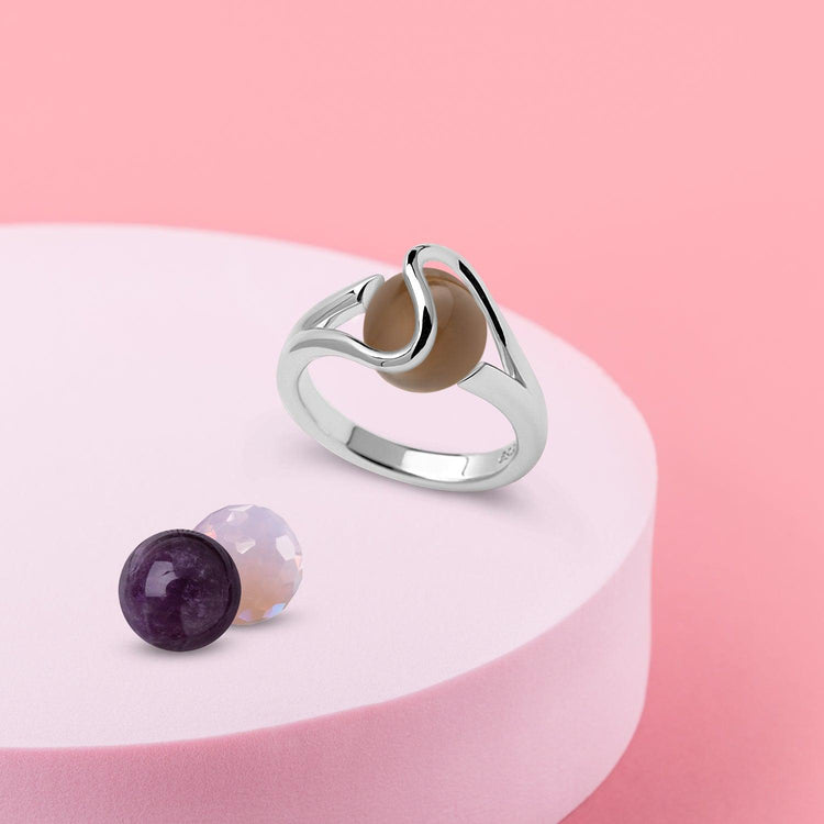 Melano Cateye Eye Contact Ring Set - melanojewelry