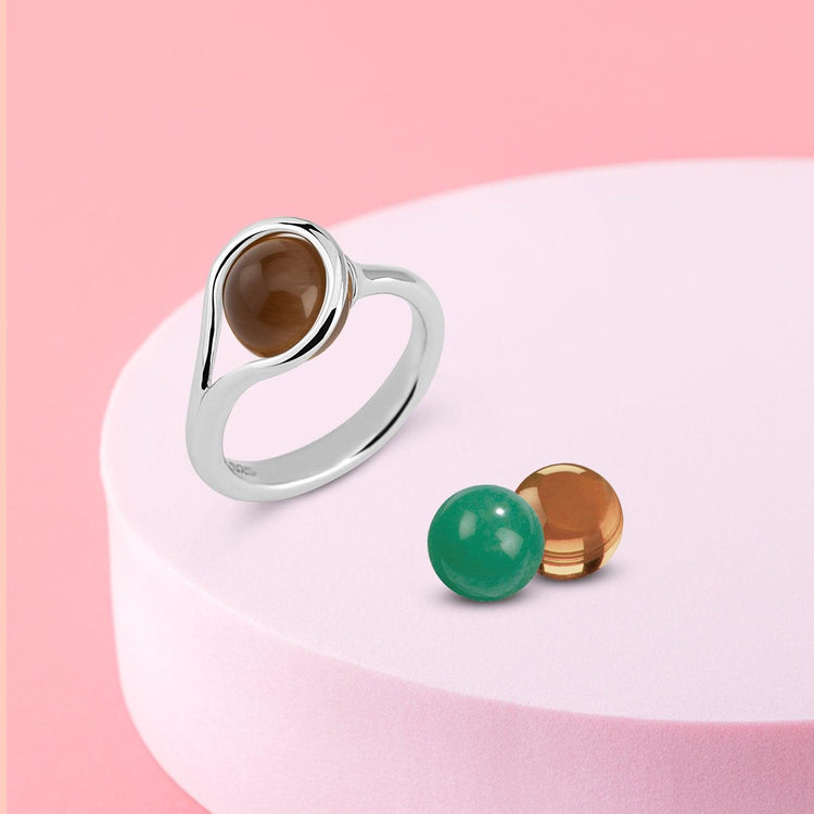 Melano Cateye Eye Of The Beholder Ring Set - melanojewelry