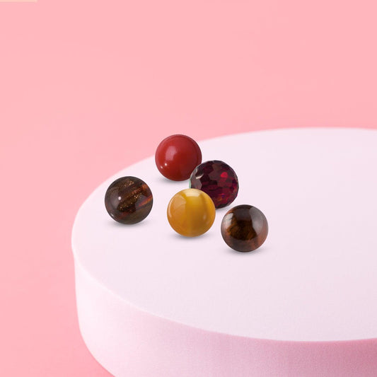 Melano Cateye Lady In Red Balletjes Set - melanojewelry