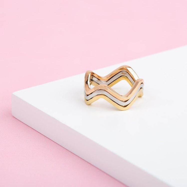 Melano Friends On My Level Ringen Set - melanojewelry